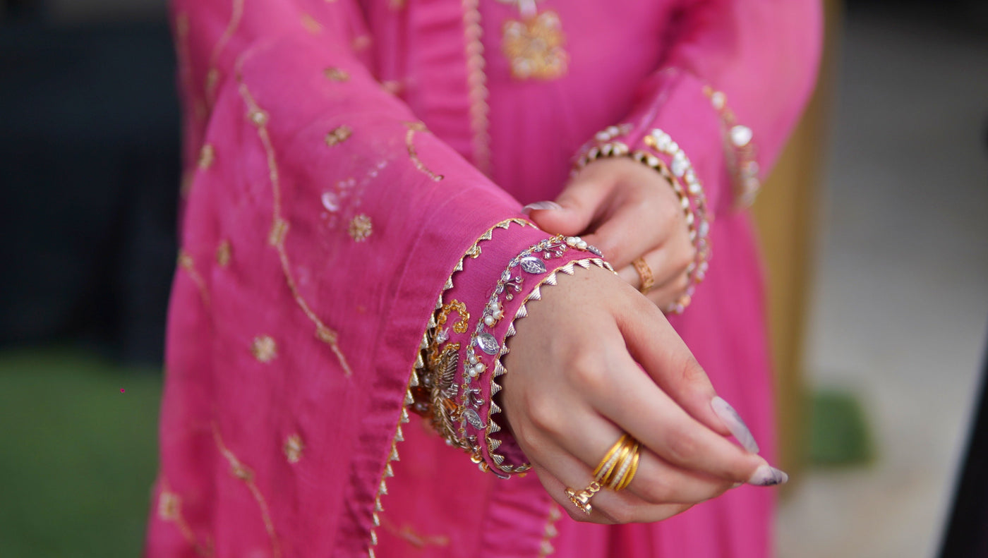 Gulnar – Rose Quartz Pink Maxi (3-Piece Set)