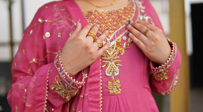 Gulnar – Rose Quartz Pink Maxi (3-Piece Set)