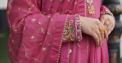 Gulnar – Rose Quartz Pink Maxi (3-Piece Set)