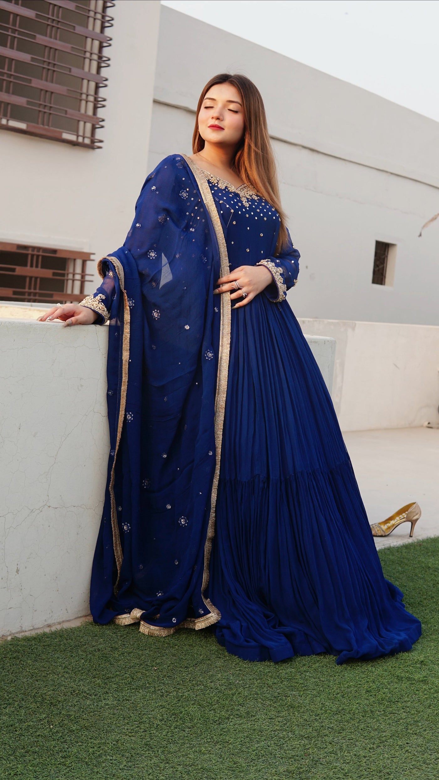 Royal Blue Maxi
